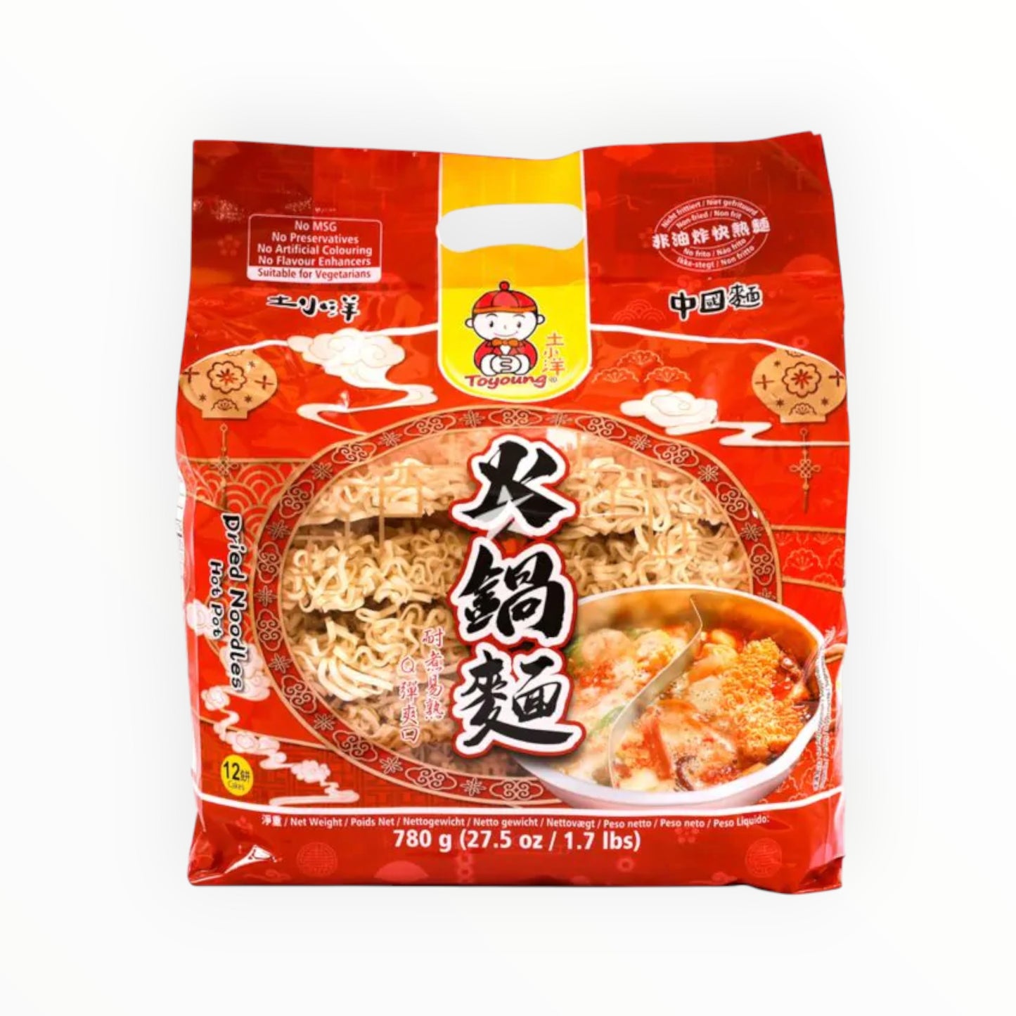 土小洋 火锅面 780g