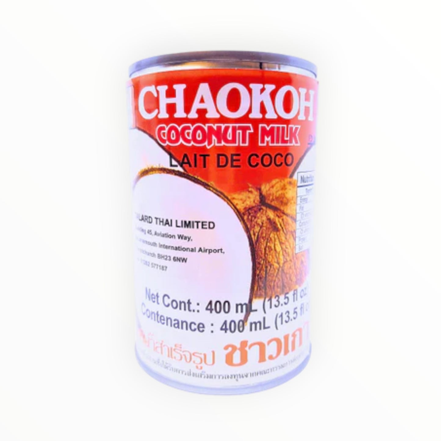 Chaokoh 椰奶 400ml | Chaokoh Coconut Milk 400ml (Thailand)