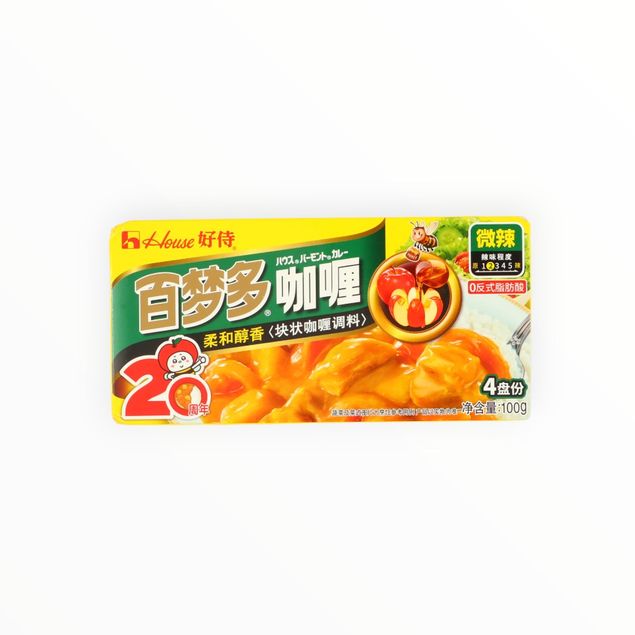 好侍 百梦多咖喱 微辣 100g