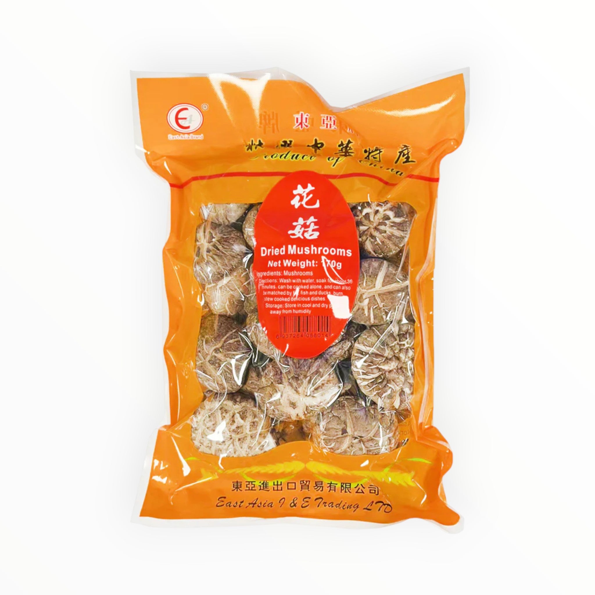 东亚牌 大花菇 170g