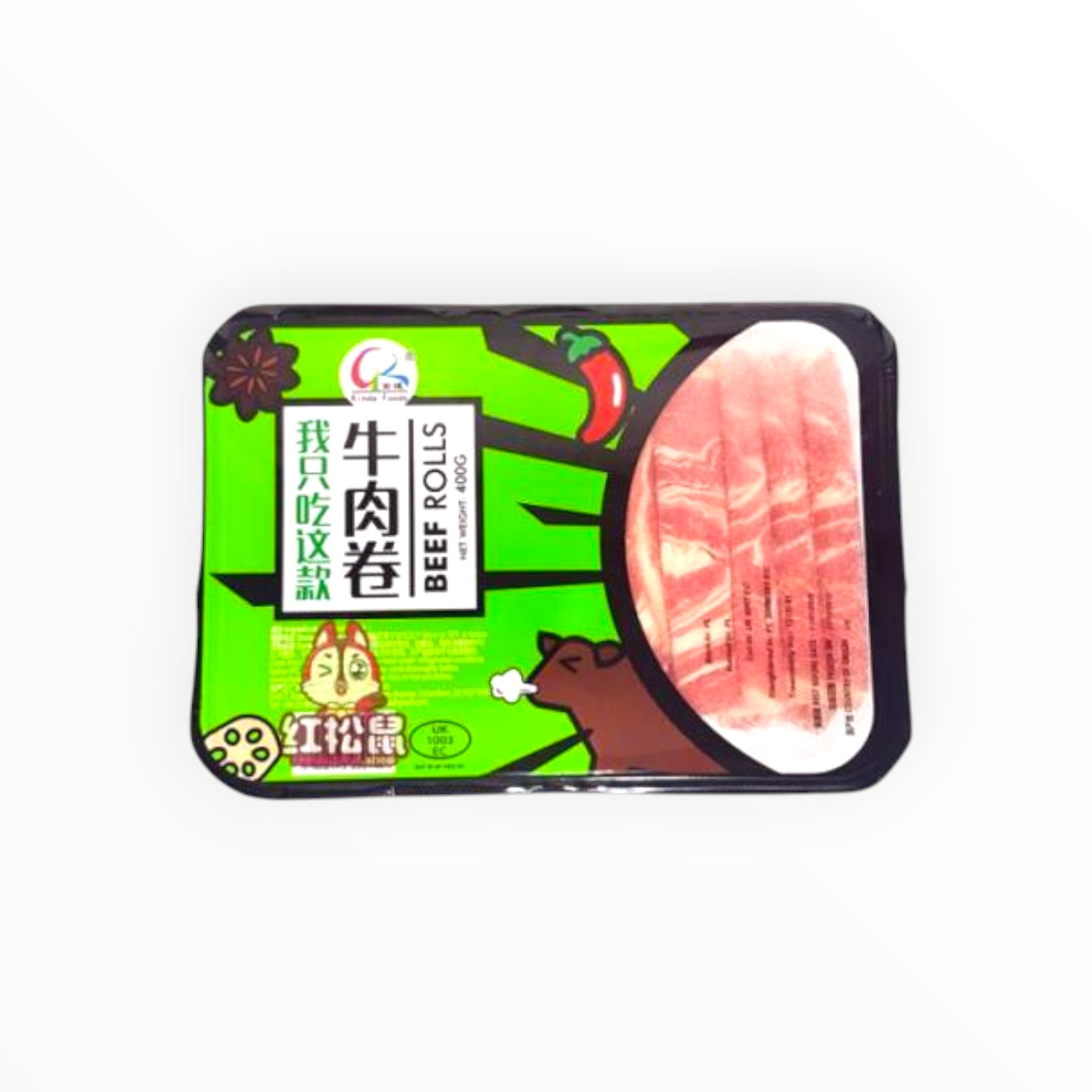 金达 火锅牛肉卷 400g