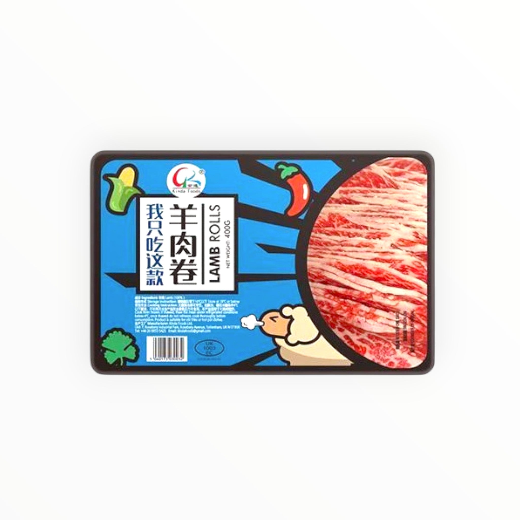 金达 火锅羊肉卷 400g