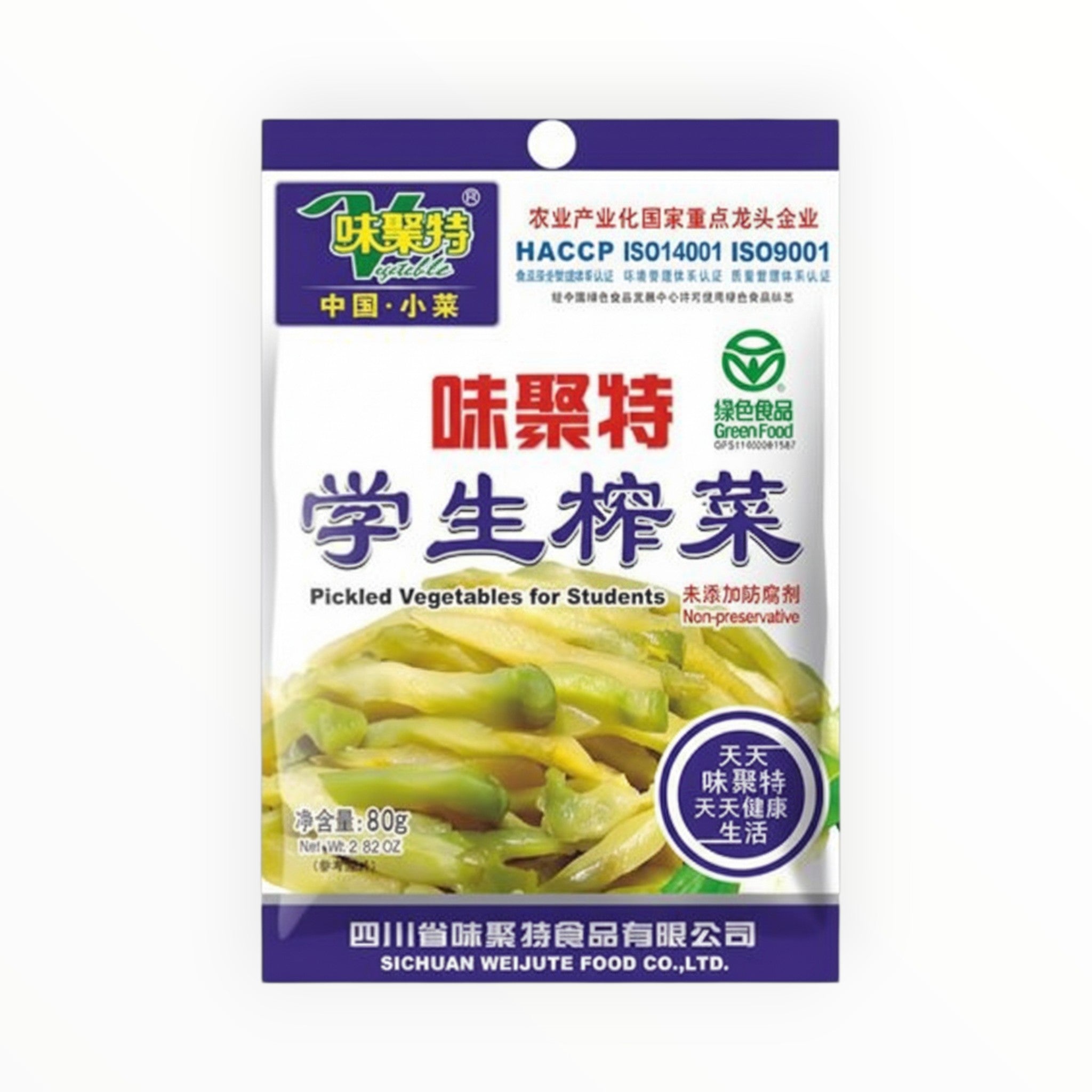 味聚特 学生榨菜 80g