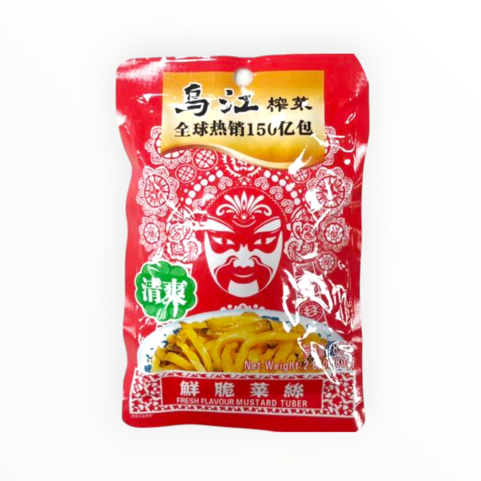 乌江 鲜脆榨菜丝 80g