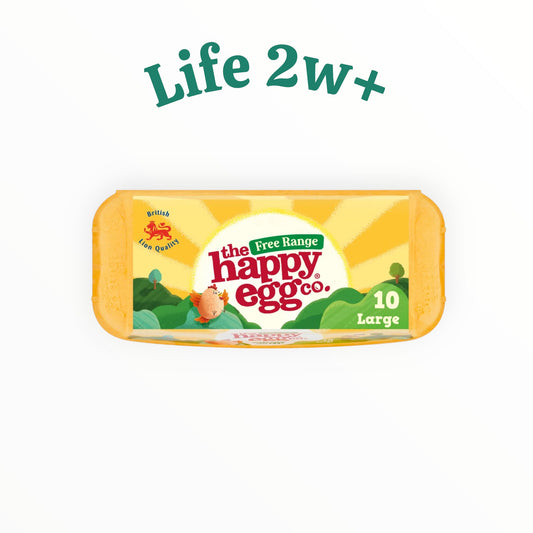 Happy Eggs Large Free Range Eggs  鸡蛋 周三/周五